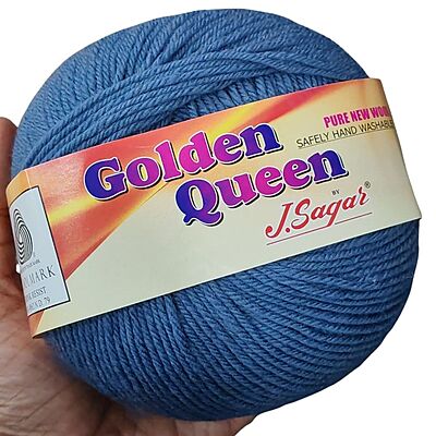 Golden Queen Merino 79 Marble Blue