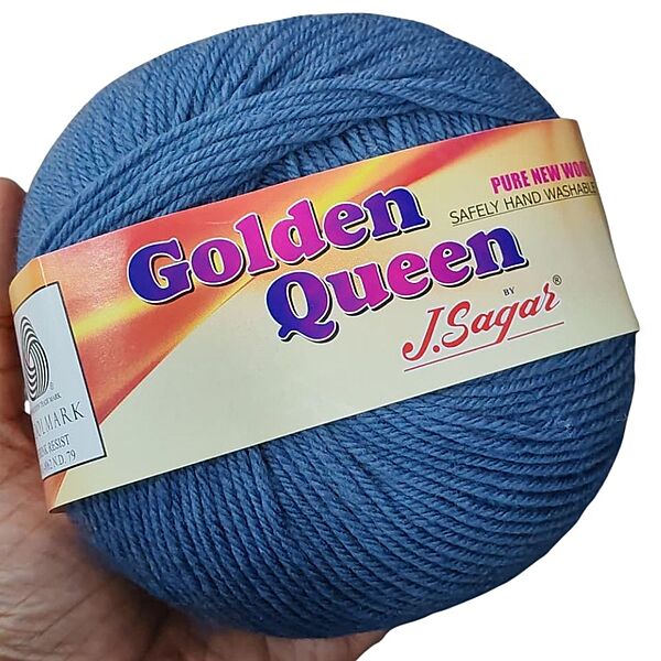 Golden Queen Merino 79 Marble Blue