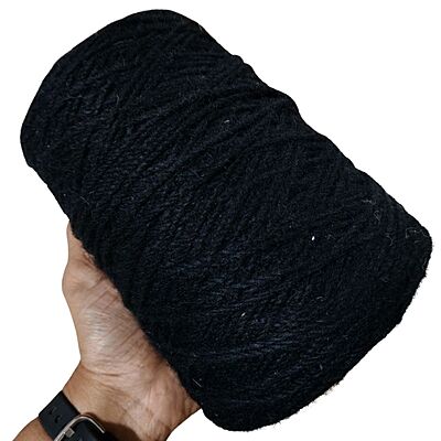 New Zealand Rug Wool 3 Ply Black 15