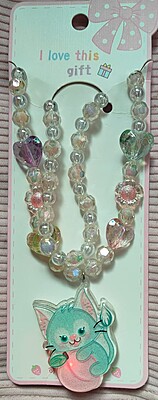 Cute Kitten LED Pendant and Beads Chain Cute Kitten LED Pendant and Beads Chain