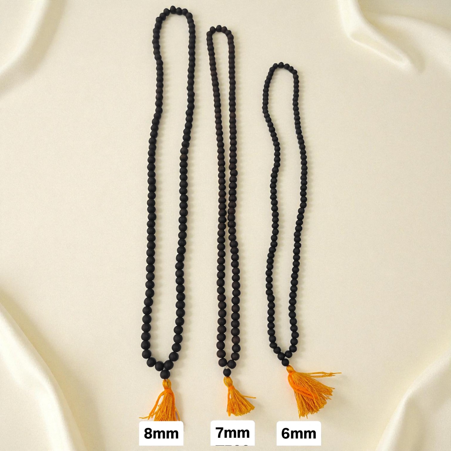 Karungali Mala 6mm | Ebony Wood with Certificate | 108 beeds Karungali Mala 6mm | Ebony Wood with Certificate | 108 beeds