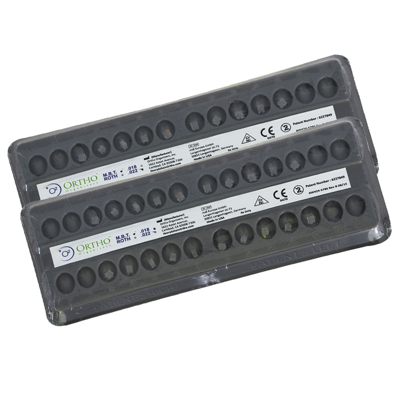 Ortho Organizer Ceramic Bracket Kit MBT 0.022 / 0.018