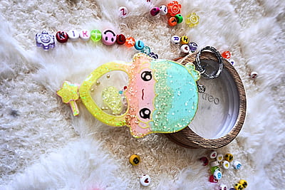 KIKI&LALA 1/HELLOKITTY/SHAKER KEYCHAIN