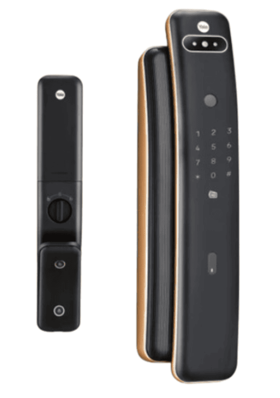 Yale Luna Pro+ Smart Lock with Face scan technology, Fingerprint, PIN, RFID and Manual Key (Bluetooth Module and Wifi Bridge Included)