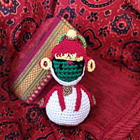 Crochet Kathakali Miniature Figurine