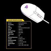 Ant Esports KM1610 Gaming Keyboard & Mouse Combo – LED Backlit  USB  Membrane Keys