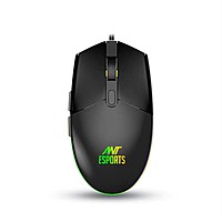 Ant Esports KM1650 Pro Gaming Keyboard & Mouse Combo – RGB Backlit  USB  Black