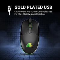 Ant Esports KM1650 Pro Gaming Keyboard and Mouse Combo – RGB Backlighting | USB | 1 Year Warranty