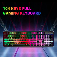 Ant Esports KM1650 Pro Gaming Keyboard & Mouse Combo – RGB Backlit  USB  Black