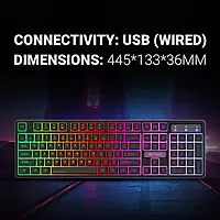 Ant Esports KM1650 Pro Gaming Keyboard and Mouse Combo – RGB Backlighting | USB | 1 Year Warranty
