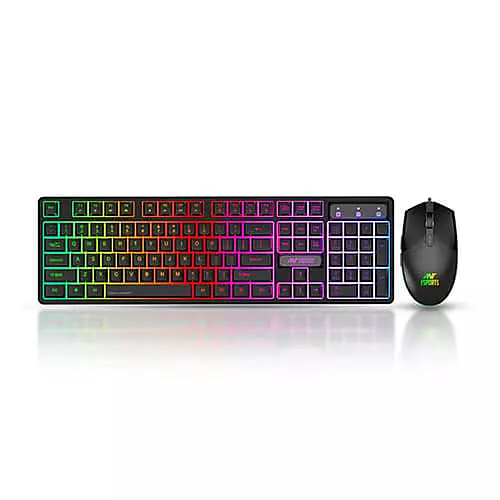 Ant Esports KM1650 Pro Gaming Keyboard and Mouse Combo – RGB Backlighting | USB | 1 Year Warranty