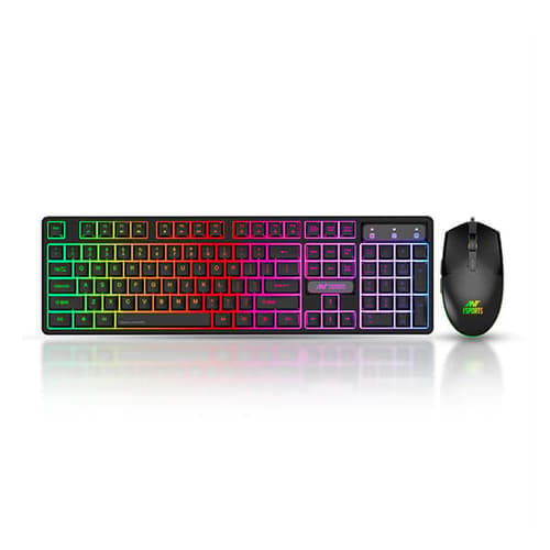 Ant Esports KM1650 Pro Gaming Keyboard & Mouse Combo – RGB Backlit  USB  Black