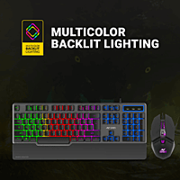 Ant Esports KM540 Gaming Keyboard & Mouse Combo – LED Backlit  USB  Membrane Keys