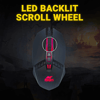 Ant Esports KM540 Gaming Keyboard & Mouse Combo – LED Backlit  USB  Membrane Keys