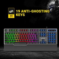 Ant Esports KM540 Gaming Keyboard & Mouse Combo – LED Backlit  USB  Membrane Keys