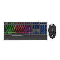 Ant Esports KM540 Gaming Keyboard & Mouse Combo – LED Backlit  USB  Membrane Keys