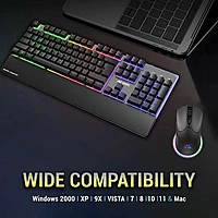 Ant Esports KM550 Pro Wireless Keyboard & Mouse Combo – Bluetooth | Rainbow LED