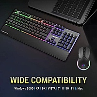 Ant Esports KM550 Pro Wireless Keyboard & Mouse Combo – Bluetooth | Rainbow LED