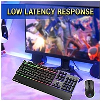 Ant Esports KM550 Pro Wireless Keyboard & Mouse Combo – Bluetooth | Rainbow LED