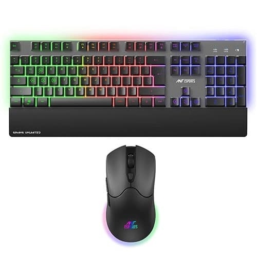 Ant Esports KM550 Pro Wireless Keyboard & Mouse Combo – Bluetooth | Rainbow LED