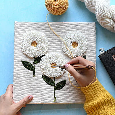 KnitPro Pre Stretched Fabric Frames Square