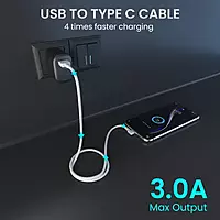 Portronics Konnect L – 8-Pin USB Cable, 3A, 2M, Grey. Fast charging and data transfer, durable design, compatible with various devices, perfect for everyday use and travel.