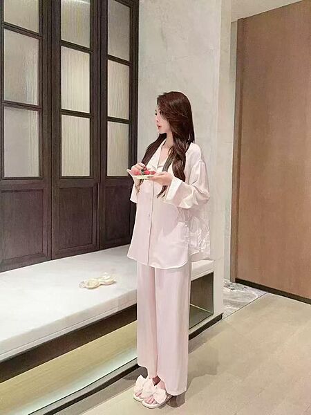 Korean Satin Paijama Set 3744