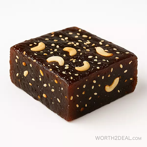 Kerala Kozhikodan Black Halwa 1kg glossy texture traditional sweet Worth2Deal