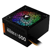 Gamdias Kratos E1-500 SMPS – 500W Power Supply  80 Plus  RGB Lighting  Non-Modular