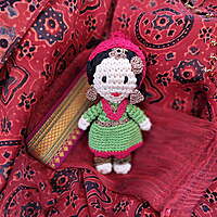 Crochet Kashmiri Miniature Figurine