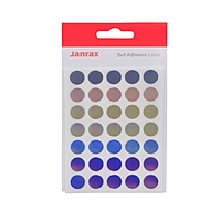 Pack of 70 Holographic 13mm Self-Adhesive Round Labels