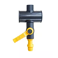 4WC TEE 75 mm / Ball Valve 32 mm / 32 mm Lock