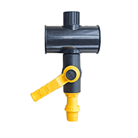 4WC TEE 75 mm / Ball Valve 32 mm / 32 mm Lock
