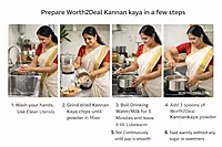 Worth2Deal Kerala Organic Raw Kannan Kaya Baby Food Powder 250g (Kunnankaya Dry Raw Banana Slices for Babies)