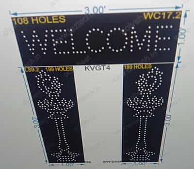 KVGT4 WELCOME GATE 506HOLES