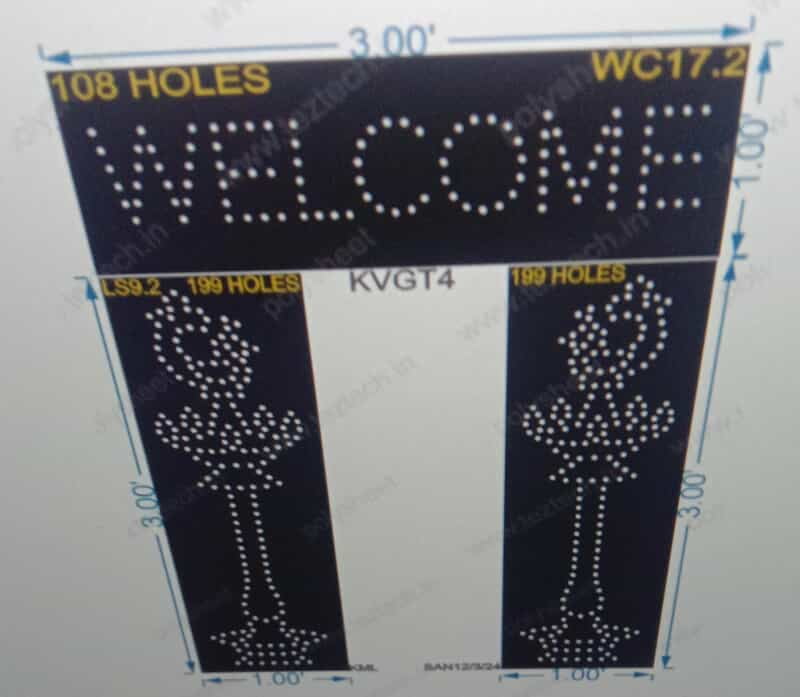 KVGT4 WELCOME GATE 506HOLES