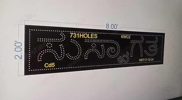 KWC2 KANADA WELCOME 2X8 FEET 731 HOLES