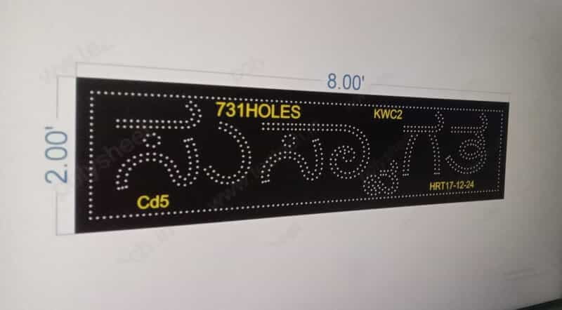 KWC2 KANADA WELCOME 2X8 FEET 731 HOLES