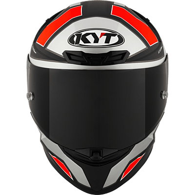 KYT TT-REVO Electron Matt Grey Red