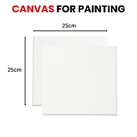 25x25cm Stretched Mini Canvas 280gsm