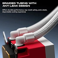 Dawg L240 AIO ARGB CPU Liquid Cooler – 240mm Radiator | White | Intel & AMD