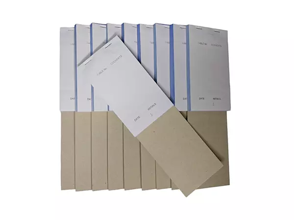 Pack of 10 95mm x 165mm White NCR Carbonless Triplicate Restaurant Service Pads (PAD200)