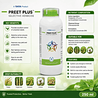 Tata Rallis PREET PLUS – Pretilachlor 37% w/w EW Herbicide | Vetrivel Agro Services