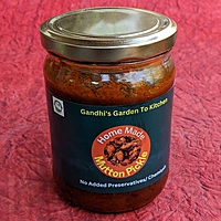 500gms Home Made Mutton Pickle with Cold Pressed Gingelly Oil without any preservatives