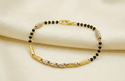 81 kt Gold Sacred Radiance Mangalsutra Bracelet