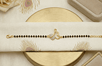 18 kt Gold Eternal Bond Mangasutra Bracelet