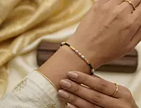 81 kt Gold Sacred Radiance Mangalsutra Bracelet