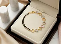 18 kt Gold Infinite Bond Mangalsutra Bracelet