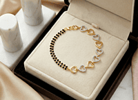18 kt Gold Infinite Bond Mangalsutra Bracelet