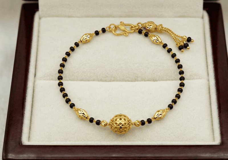 18 kt Gold Celestial Sphere Mangalsutra Bracelet